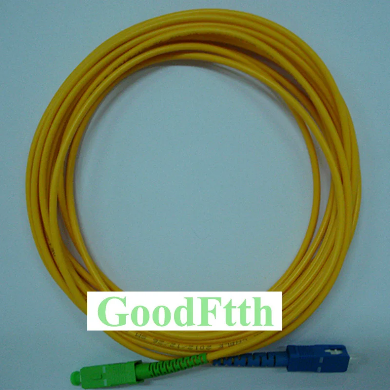 Оптоволоконный патч-корд SC-SC/APC SC/APC-SC/UPC SM G652D Simplex GoodFtth 1-15m | Мобильные телефоны и