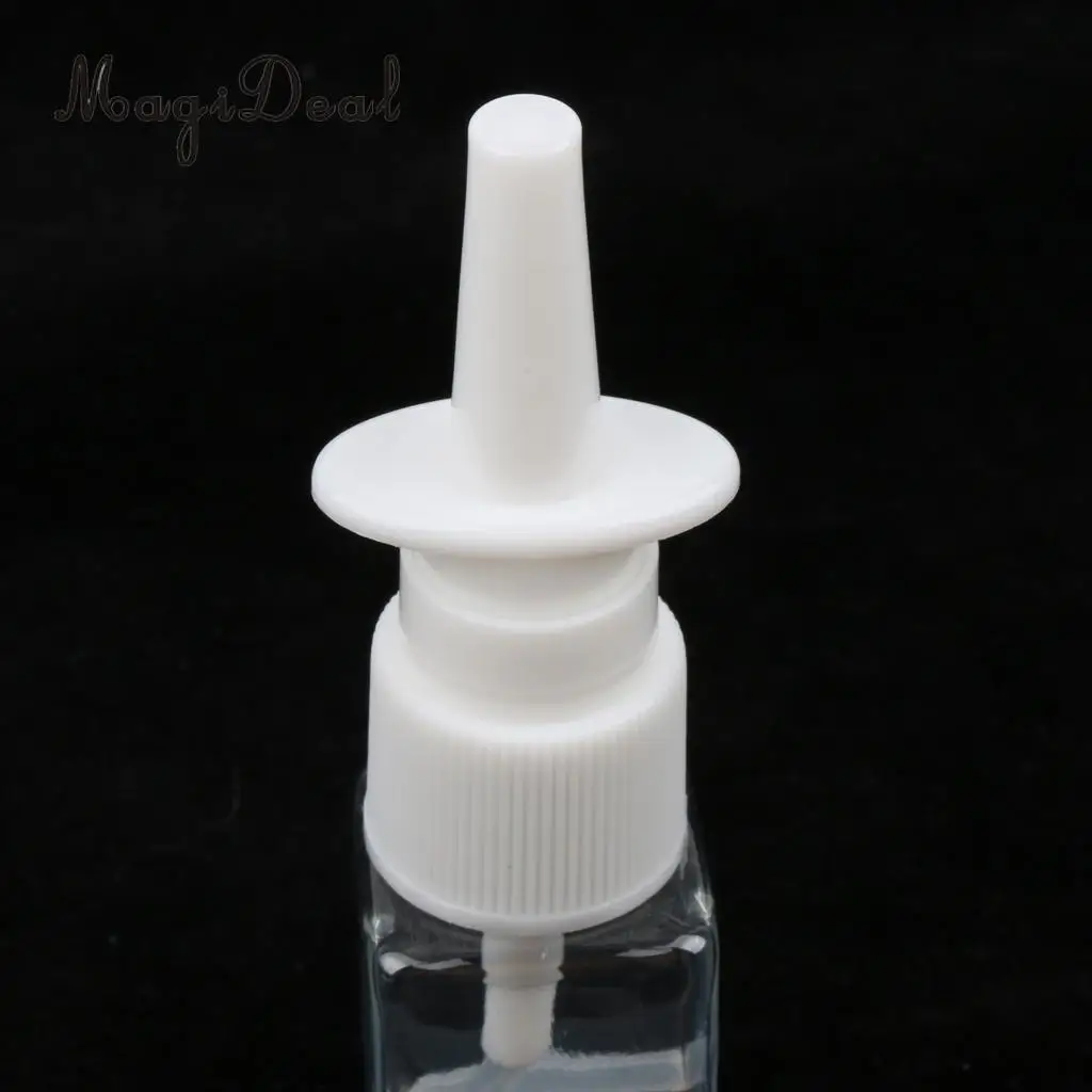 20pcs Square Plastic Empty Refillable Nasal Spray Bottles for Travel Party School Outdoor Trip  10ml