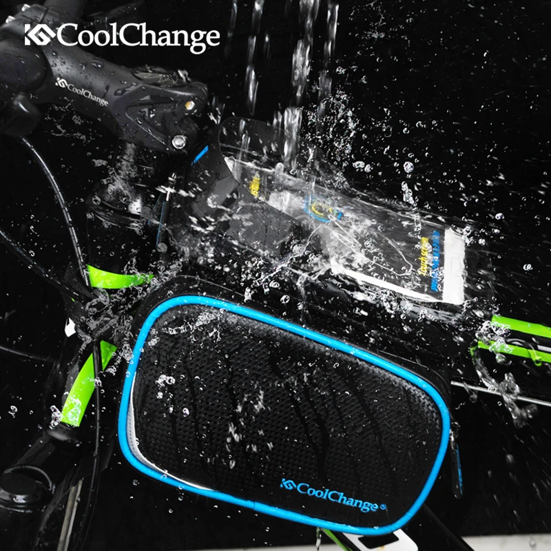 CoolChange велосипедная Рама Передняя головка верхняя трубка Водонепроницаемая