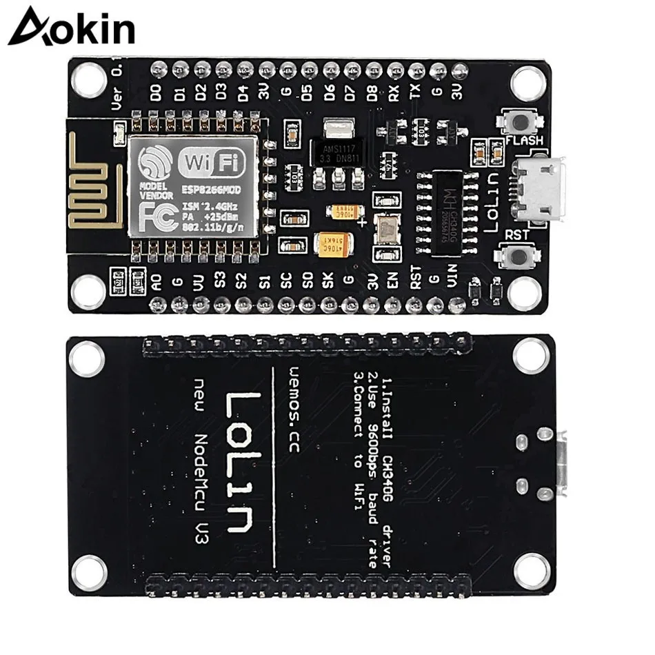 

Wireless Module Nodemcu V3 V2 Esp32 D1mini Lua Wifi Development Board Esp8266 With Pcb Antenna And Usb Port Esp-12e Ch340 Cp2102