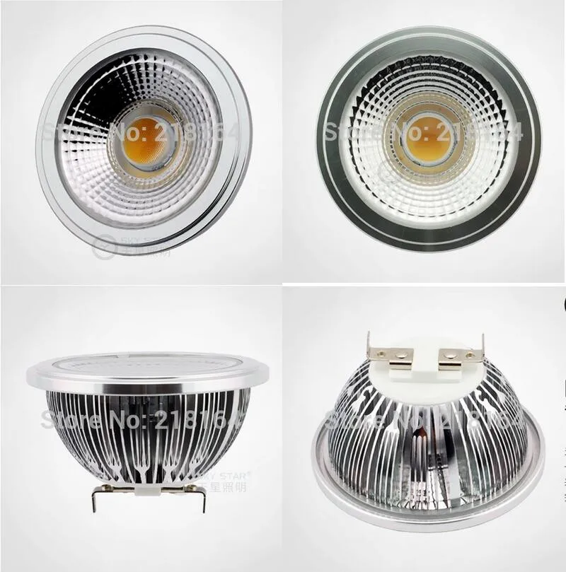 Бесплатная доставка AR111 15 Вт cob G53 Лампа LED 110 240 В ar111 Светодиодная лампа ar 111