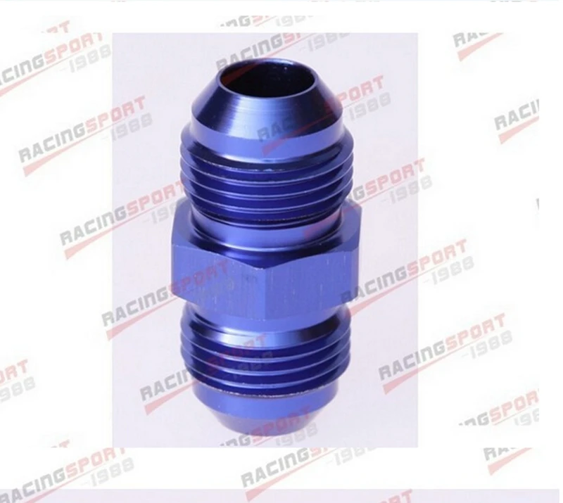 

4 AN -4 to - 4 AN4 ALUMINIUM STRAIGHT union fitting adapter adaptor blue