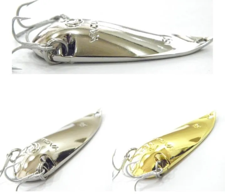Fishing Lure Spoon Metal Lures Carp Fishing Bait Bass Isca Artificial Bait 2Pcs 