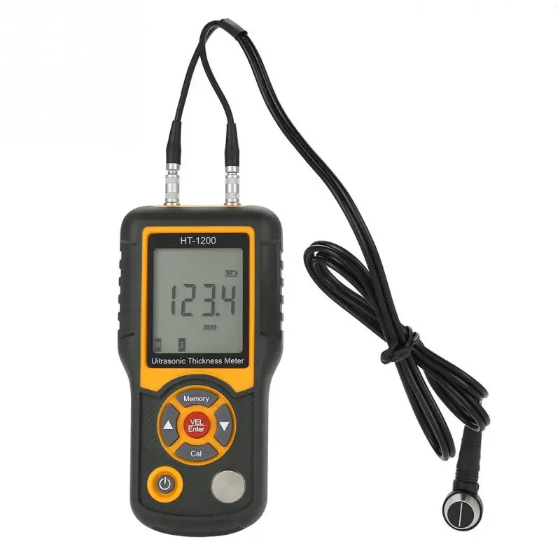 

Digital LCD HT-1200 Ultrasonic Thickness Meter Tester Gauge Measuring Tools 3-225mm Range
