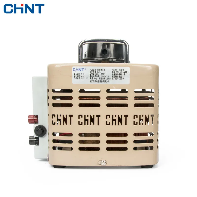 

CHINT Single-phase Voltage Regulator 2000w 220v TDGC2-2kva Adjustable Contact Type Voltage Regulator 0-250v