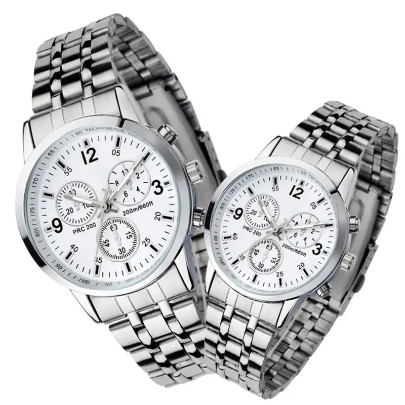 

Newest Fashion Male Luxury Stainless Steel Quartz Business Man Fashion Wrist Watch Relojes 1PC