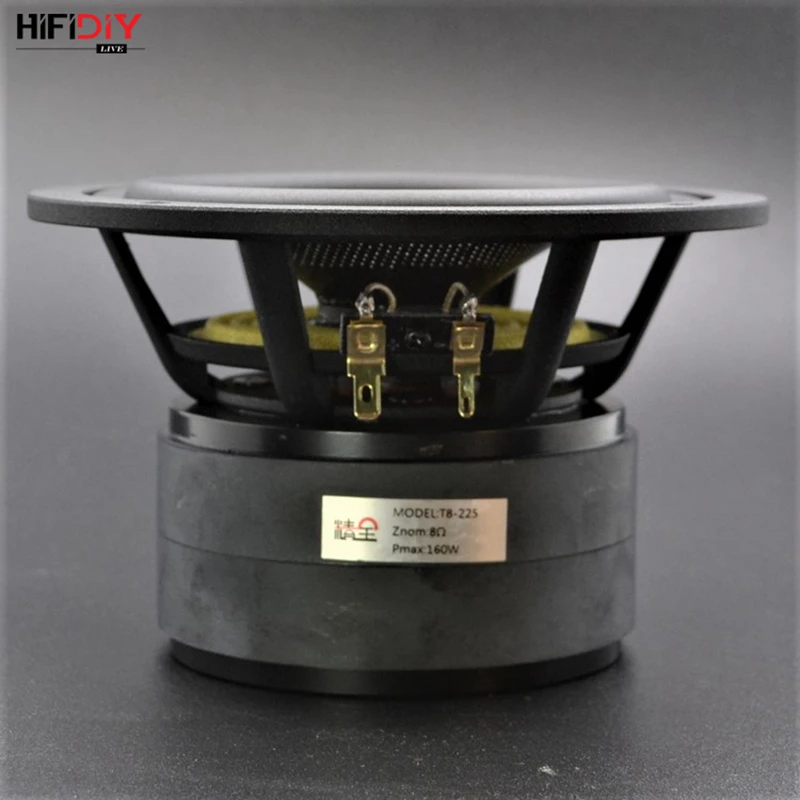 HIFIDIY LIVE HIFI 5,5 дюймов 5,9" Midbass НЧ динамик 8OHM 100 Вт литой Алюминиевый Fram углеродное волокно громкоговоритель T5-152