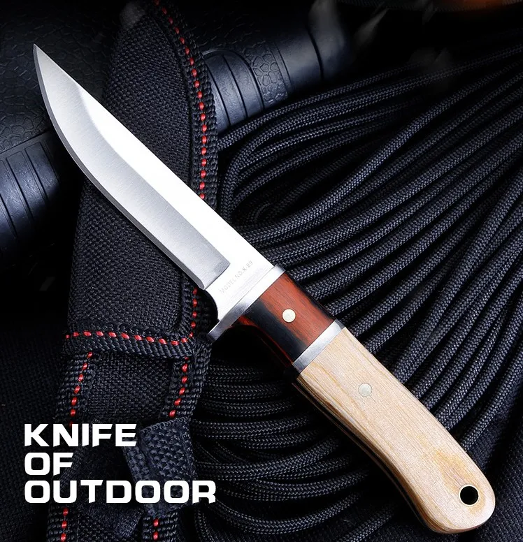Купить Кемпинг Ножи Нержавеющая nbsp;сталь фиксированным лезвием для Открытый Тактический выживания Untility Ножи высокое качество охоты Ножи