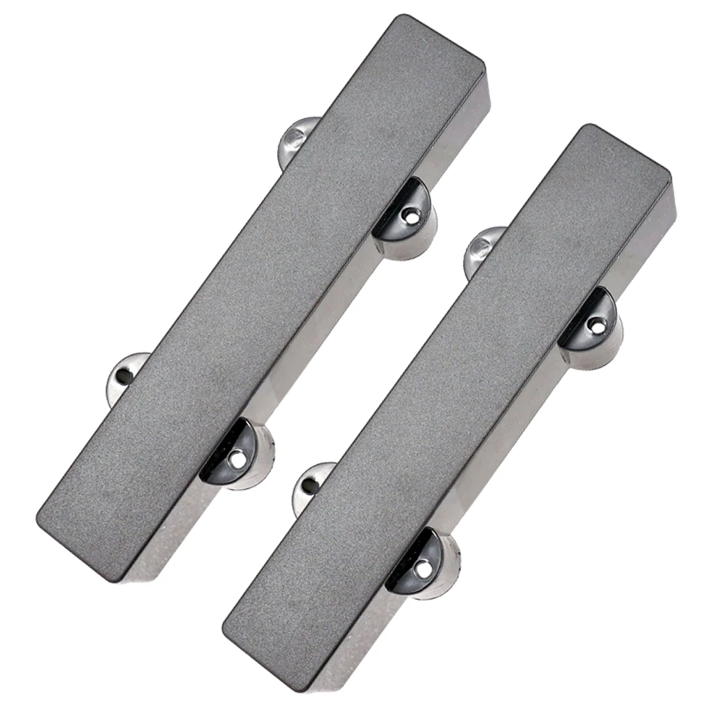 2Pcs Pickup Covers Seal Type /Lid/Shell/Top 5-string Bass Replacement Covers For JB Style 5 String Bass Electric Guitar