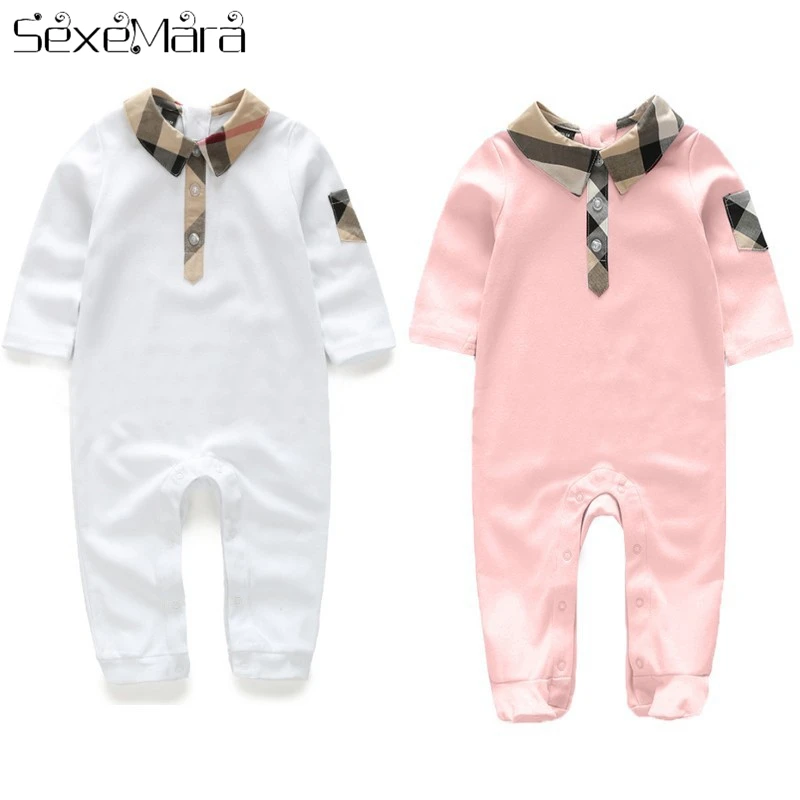 

2019 Kid Clothes Infantil Toddler Newborn Baby Boy Baby Girls Unisex Kids Romper 0-3-24 Months Baby Pyjamas
