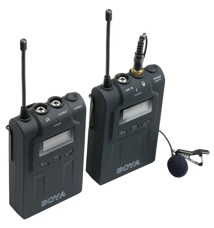 BOYA BY-WM6 BY-WM4 Mark II BY-WM8 Pro UHF Беспроводная микрофонная система всенаправленный петличный микрофон для DV DSLR