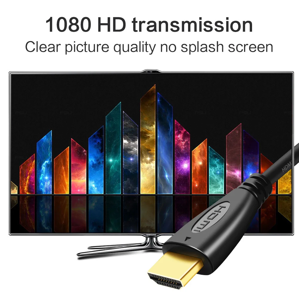 1,4 в HDMI кабель позолоченный штекер папа-папа 1080p 3D видео кабели высокого разрешения для HD tv PS3/4 проектор HD lcd Apple tv PC