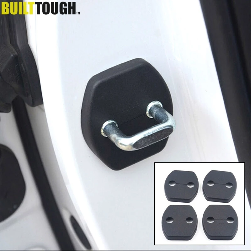 

For Kia Sportage QL 2017 2018 Door Lock Cover Buckle Catch Protector Arm Check Checker Case Cap Sticker Anti Rust Accessories