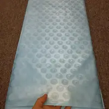 Базен riche getzner nouveau желтая кружевная ткань африканская ткань Базен riche getzner хлопок высокого качества 5 ярдов/Лот