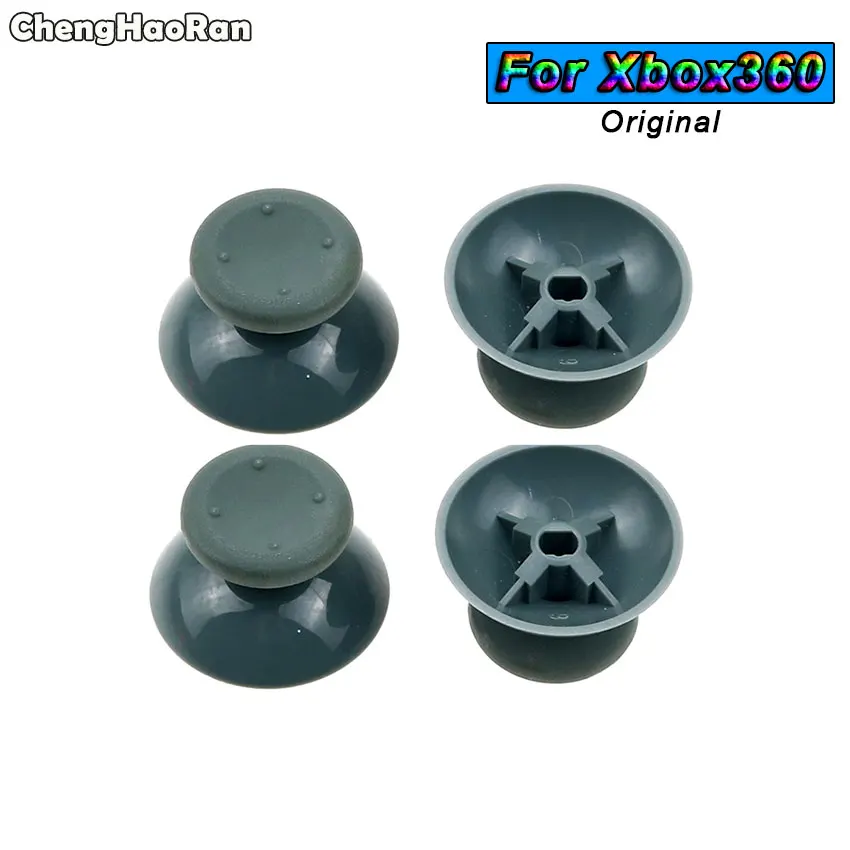 ChengHaoRan 4pcs Grey 3D Analog Joystick Thumb Stick Grips Caps Buttons for Microsoft XBOX 360 Xbox360 Gamepad Controller | Электроника