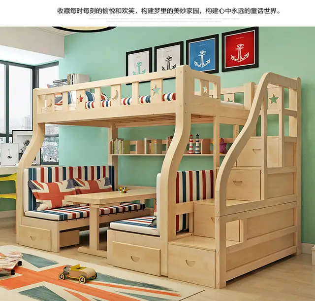 Children Bed Children Furniture Home Furniture Solid Wood