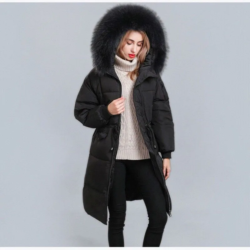 Winter Jacket Women New 2019 Fashion Coats Female Parka black Thick Cotton Padded Lining Ladies