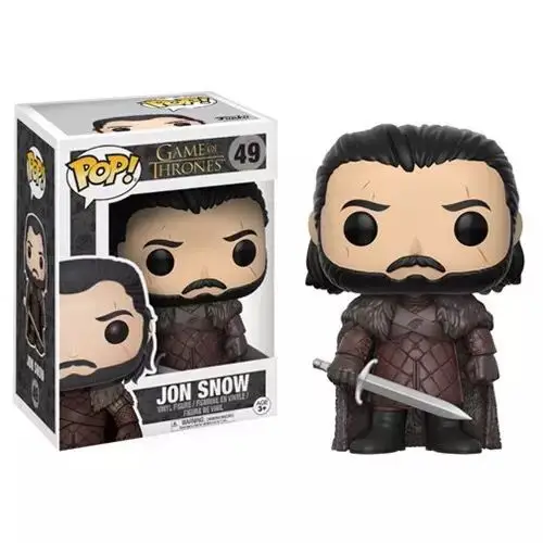 Funko pop tv: Игра престолов-Дейенерис-Ночной король-серый червь-черный дракон-Джон виниловые фигурки для детей