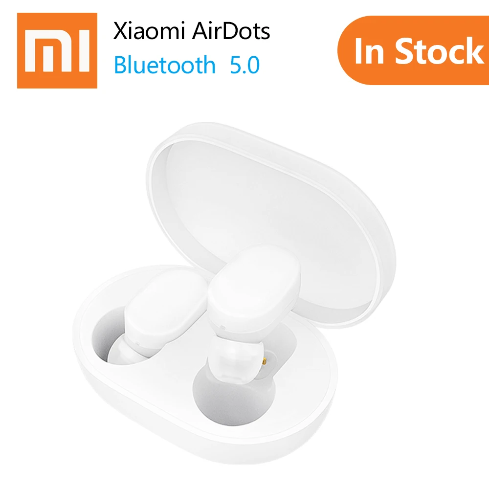 Оригинальные Xiao mi AirDots Bluetooth наушники Молодежная версия стерео mi ni Беспроводная Bluetooth 5,0 гарнитура с mi c наушники