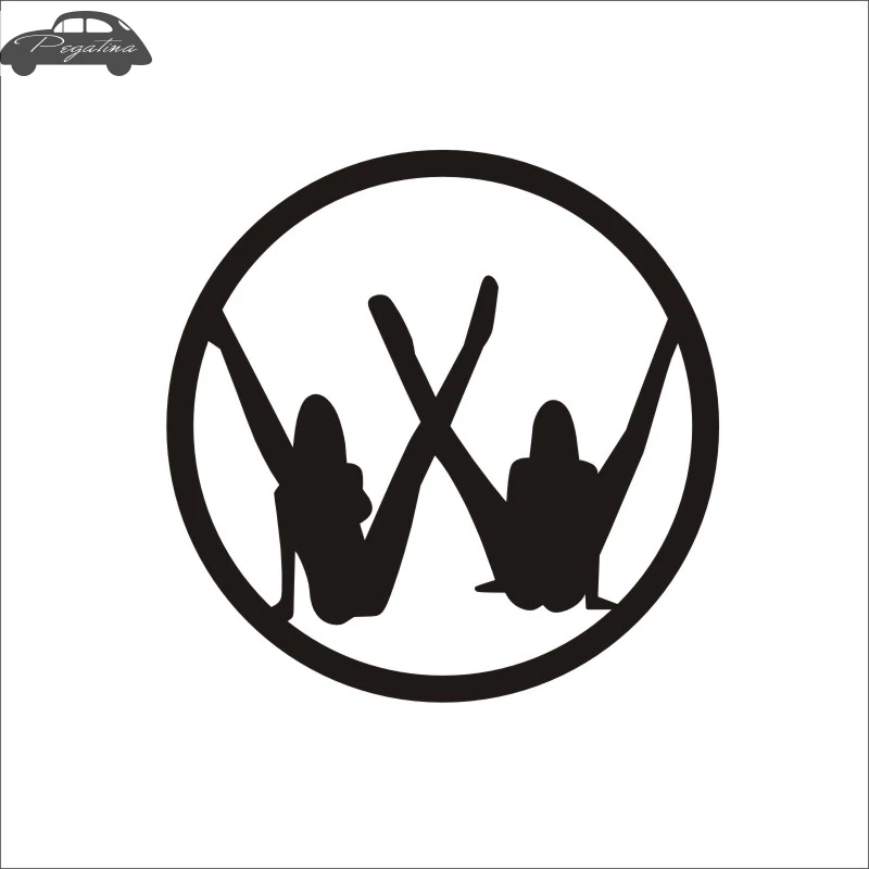 VW наклейка смешная Автомобильная Наклейка на окно Юмор бампер мотоцикл Декор