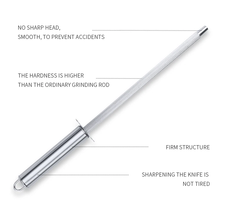 Нож Алмазная точилка стальная заточка 1" хонинговая сталь для кухонных ножей шлифовальные кухонные инструменты точильный камень палка шлифовальные станки