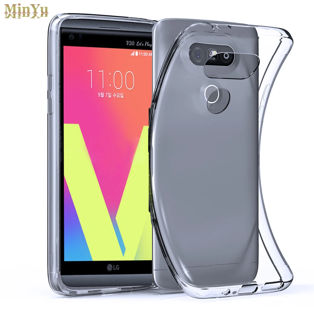10Pcs For LG V20 TPU Case, Ultra Thin Slim Transparent Gel Phone Skin