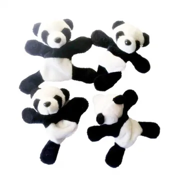 

4PCS Cute Soft Plush Panda Fridge Magnet Refrigerator Sticker Cartoons Decal Gift Souvenir Home Decor Kitchen Accessories New