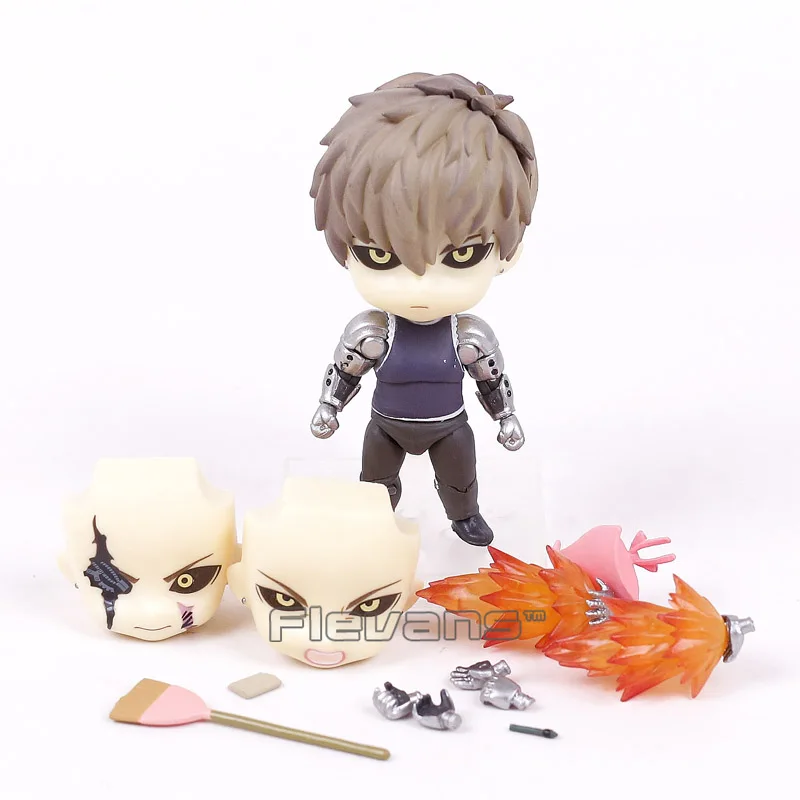 Аниме ONE PUNCH MAN Genos 645 Nendoroid ПВХ фигурка Коллекционная модель игрушки куклы