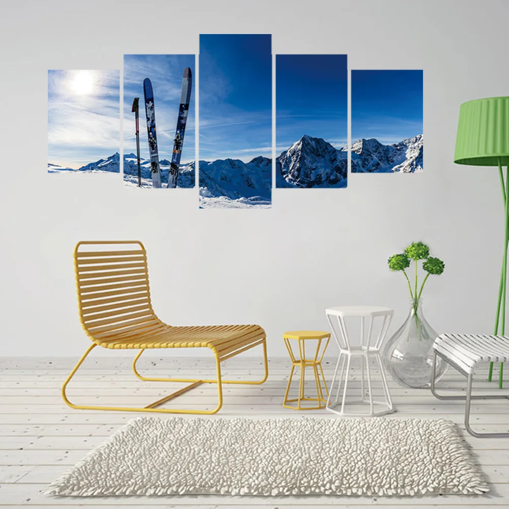 

Home Decoration Accessories for Living Room Combination of Decorative Stickers Creative Splicing Combination Snow Wall Stickers