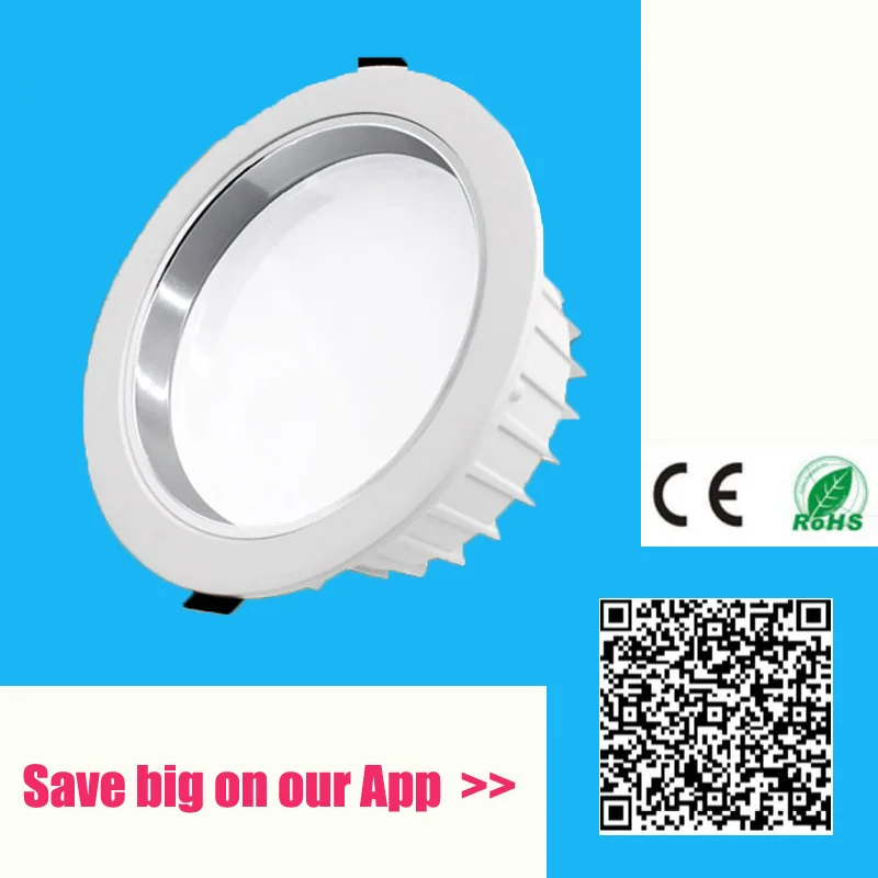 

Recessed Led Downlight Dimmable 3W 5W 7W 9W 12W 15W 20W 25W 30W 40W Spot Led Ceiling Lamp indoor light 110v 220v natural white