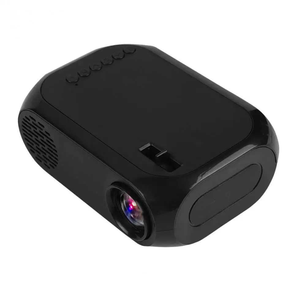 Мини 2 портативный домашний светодиодный проектор TF SD карта U диск USB HD HDMI черный US/UK/EU/AU 110-240 В