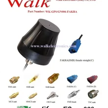 Винтовое крепление Антенна gps ГЛОНАСС активная антенна, IP67 gps ГЛОНАСС автомобильная антенна FAKRA Женский Разъем