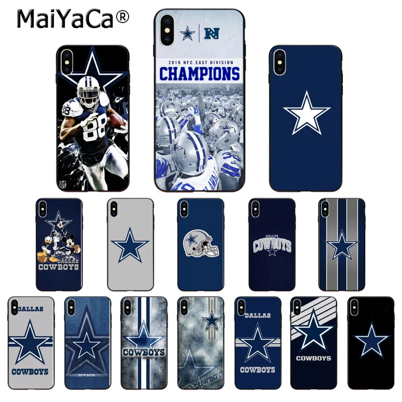 

MaiYaCa Dallas Cowboys Customer High Quality Phone Case for Apple iPhone 8 7 6 6S Plus X XS MAX 5 5S SE XR Cover