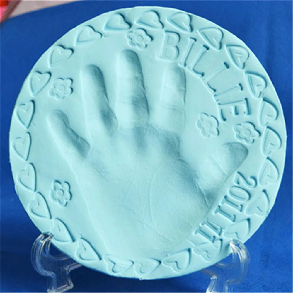 Taoqueen Baby inkpad Handprint Набор для отпечатка ступней литья уход за ребенком сушка на