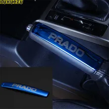 Parking Interior Decoración Del Freno de mano de Acero inoxidable Ajuste de La Cubierta Para Toyota Land Cruiser Prado FJ 150 2010-2017 Accesorios