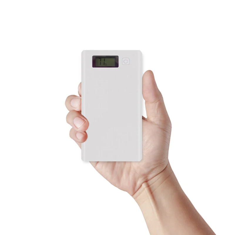 

Power Bank Case Dual USB 5V With liquid crystal display Mobile Phone Charger DIY Shell Case 6*18650 Battery Box For Xiaomi