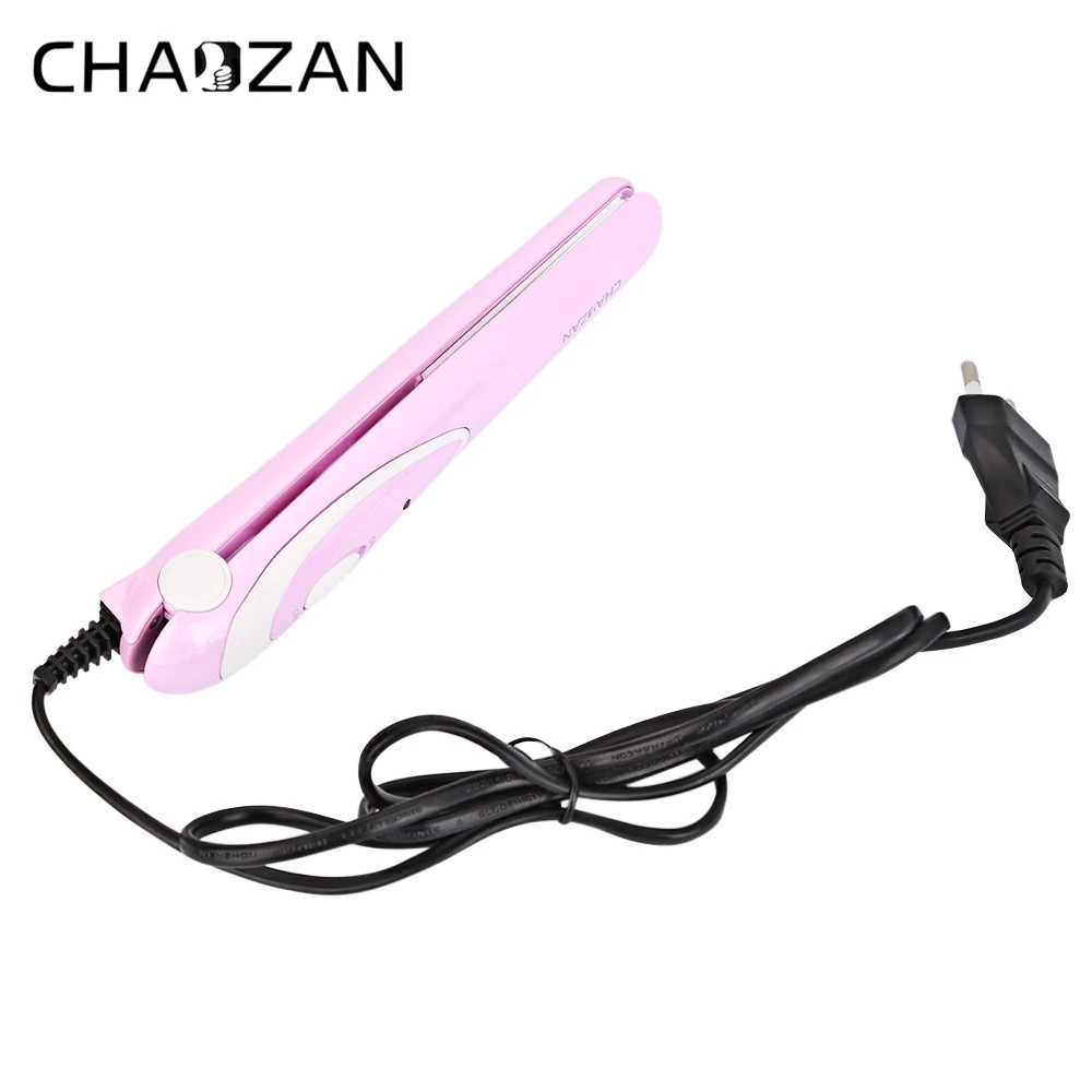 

Mini Corrugated Straightening Irons Chapinha Ceramic Hair Straightener Curler Crimper Cute Hair Curler Curling Iron Styling Tool