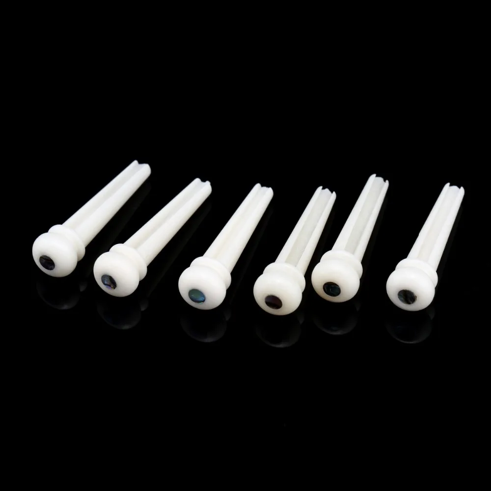 Buy Musiclily Slotted Bone Acoustic Guitar Bridge Pins
