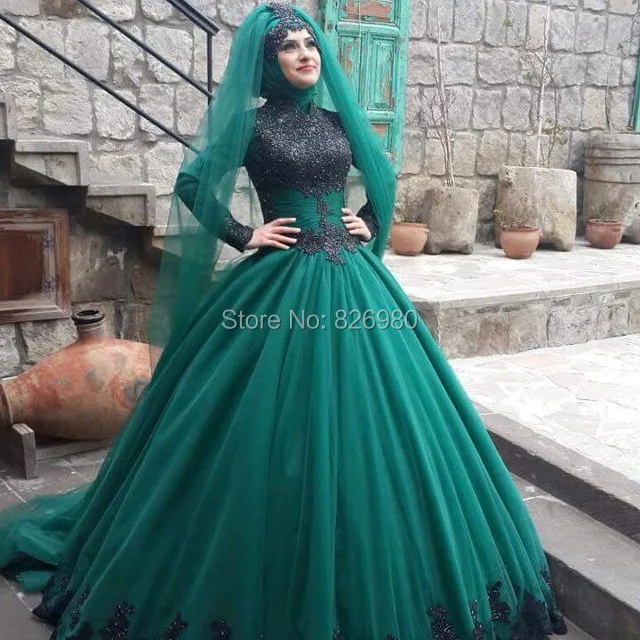 black and green dresses for weddings