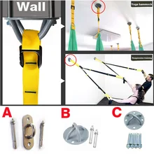 Потолок крюк пряжки кольца пластина для воздушной йоги подвеска Эспандеры фитнес Висячие фиксированные тренировки