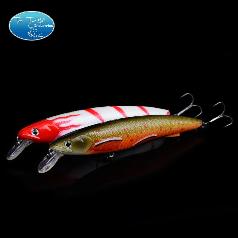 Topwater Minnow Fish Scale Pattern Floating fishing lurein Fishing Lures from Sports