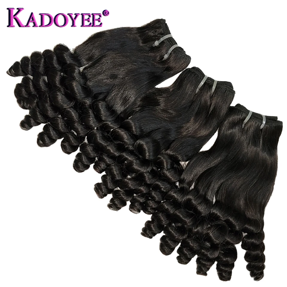 Big Promo Funmi Hair Double Drawn Hairstyle Spring Curly Bouncy