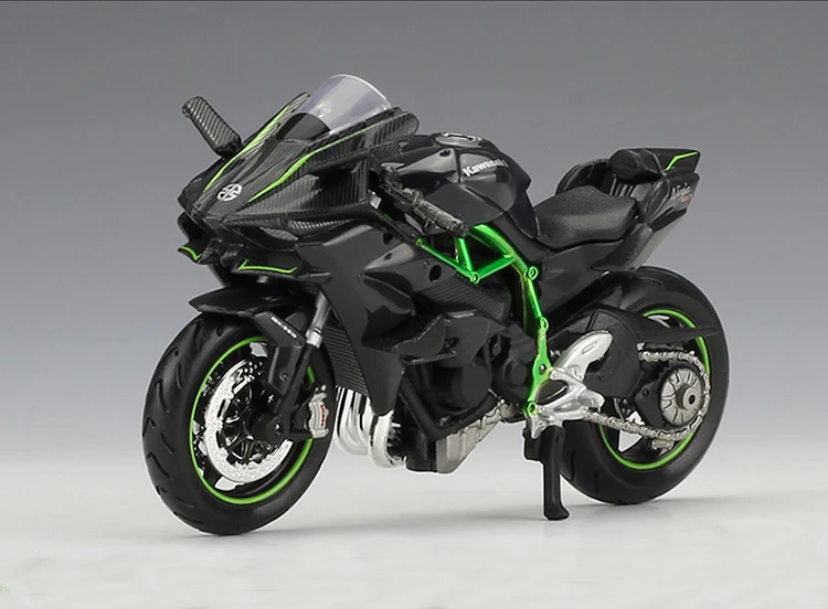 Maisto 1:18 KAWASAKI NINJA H2 R черный литой Сплав модель мотоцикла игрушка для детей подарок на день рождения Коллекция игрушек