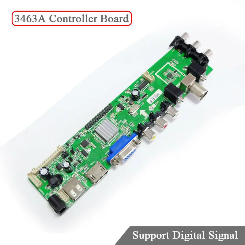 

Z.VST.3463.A1 Only Control Board Support Digital Signal DVB-C DVB-T/T2 Better than V56 Support Russian Language LCD