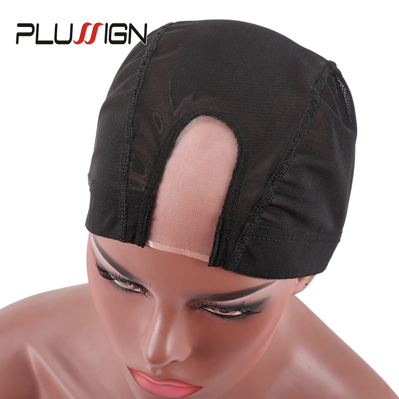 Plussign Professional 6pcs/lot Wave Cap U Part Mesh Wig Cap Wholesale