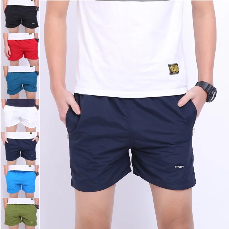 New Shorts Men Summer Beach Hot Sale Casual Shorts Male Solid High