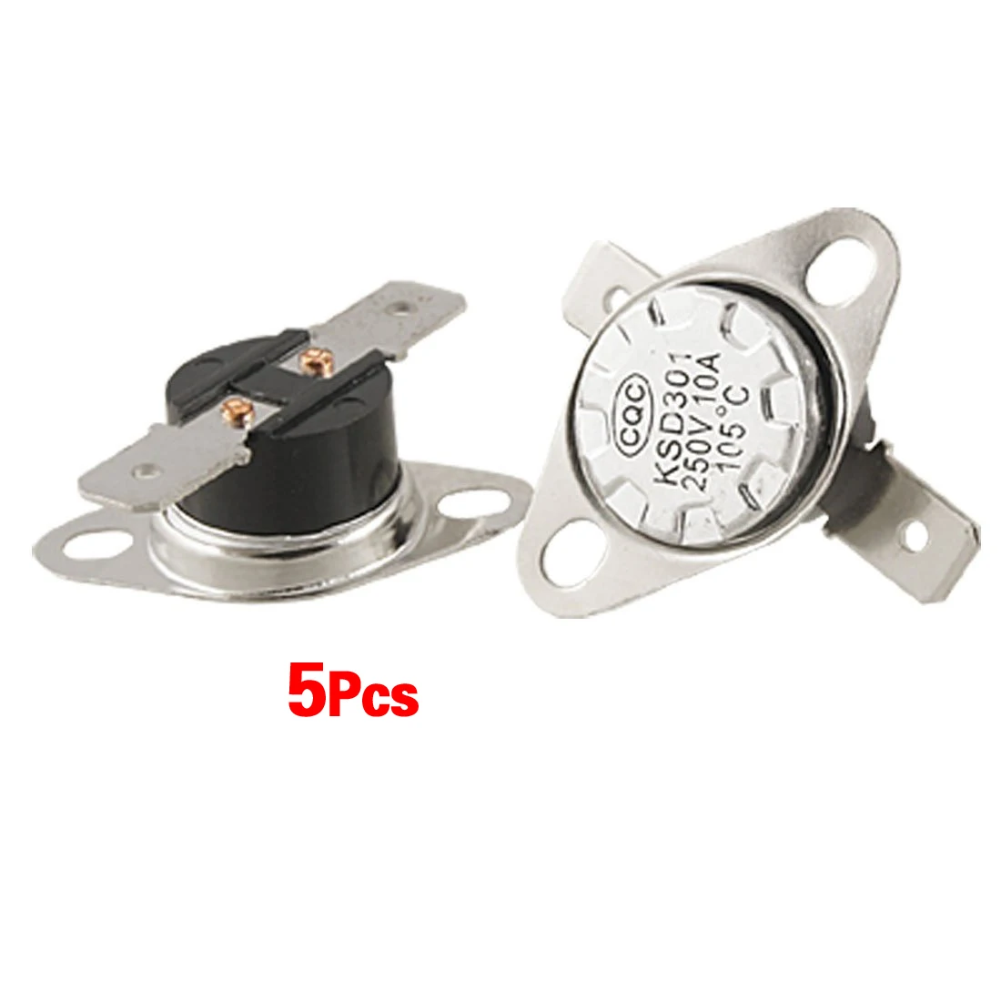 CSS 5 x KSD301 NC Thermostat Temperature Control Switch 105 Celsius