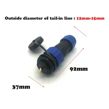 SD28   waterproof connector 3/5/7/9/10/12/14/16/19/24/26Pin IP67 Small industrial waterproof air plug socket