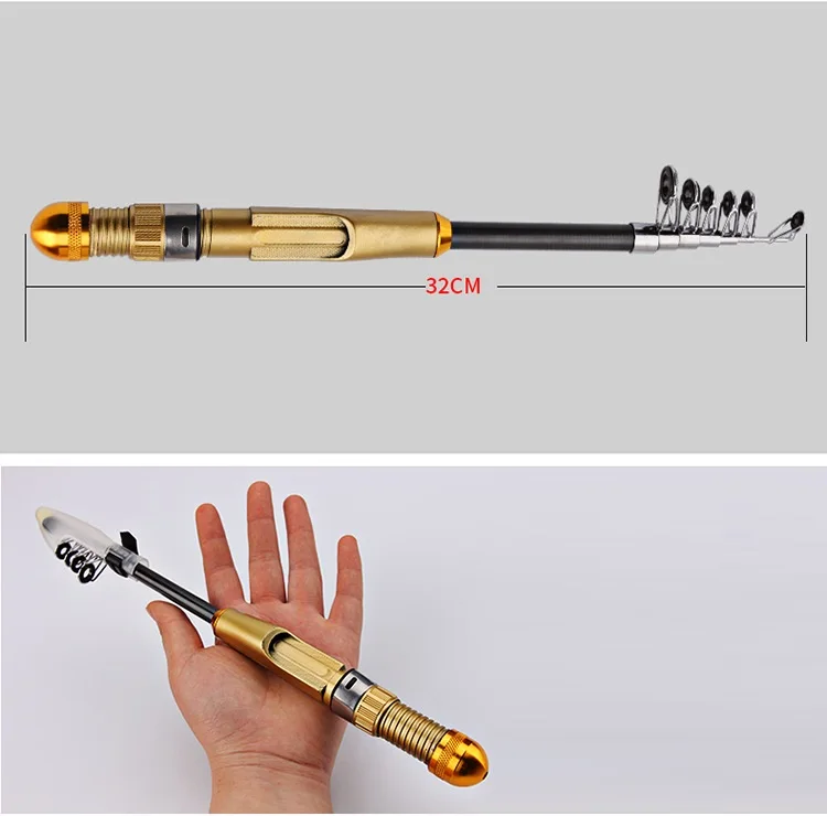 Dro[p shipping Spinning/Baitcasting Fishing Rod Pole 130/150cm Portable Carbon Fiber Fishing Rod Mini Carp Feeder Fishing Rod