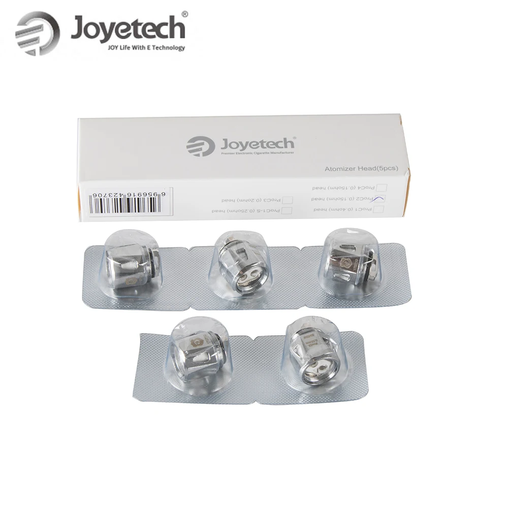 

[USA/FR] 10pcs Original Joyetech ProC Series Heads-ProC1 0.4ohm /ProC1-S 0.25ohm /ProC2 0.15ohm/ProC3 0.2ohm/ProC4 0.15ohm coil